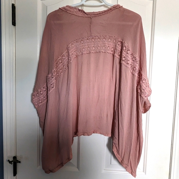 Caution to the Wind Pale Pink Beach Coverup Size Medium - Picture 1 of 6